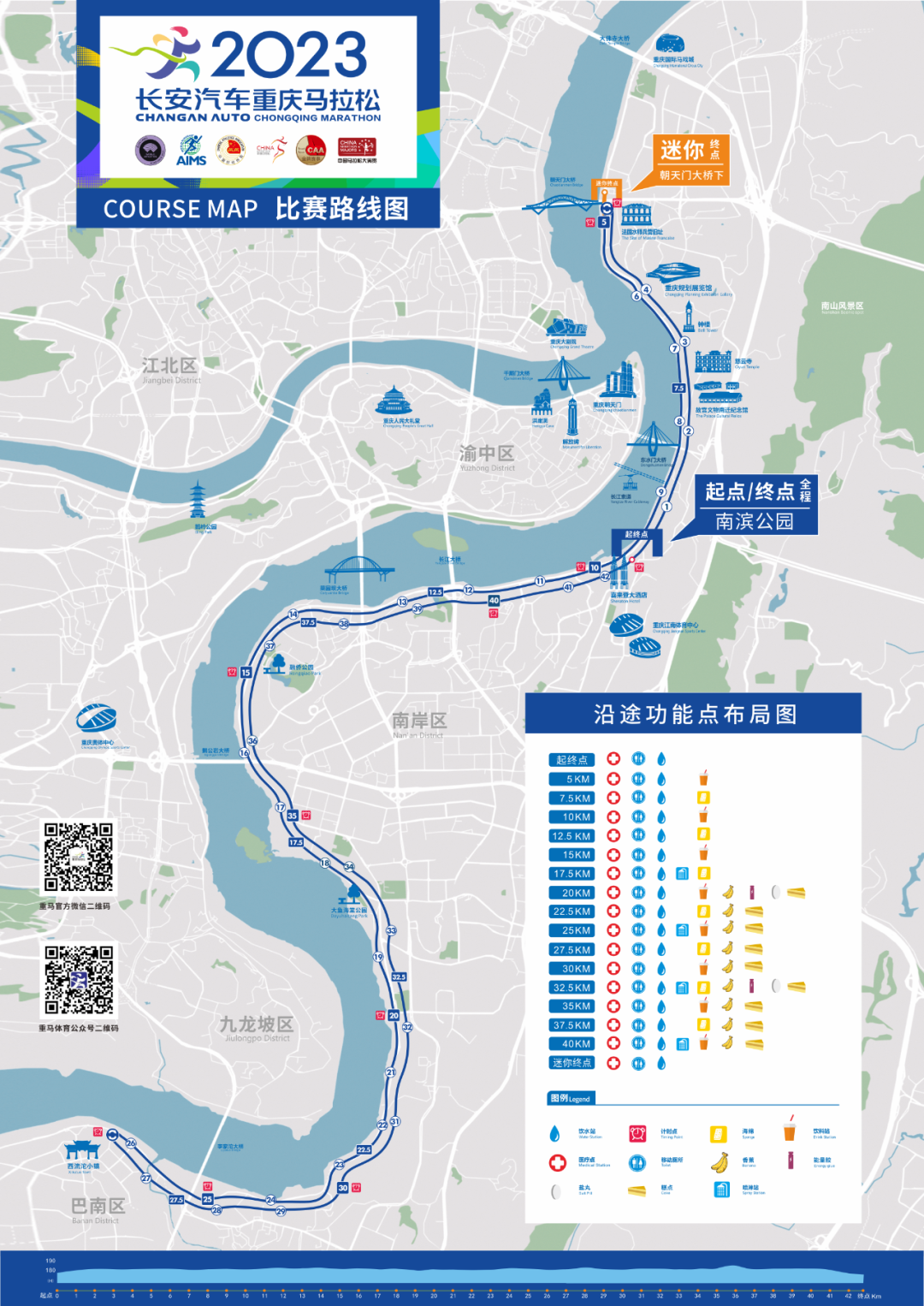 2023重庆马拉松比赛路线图